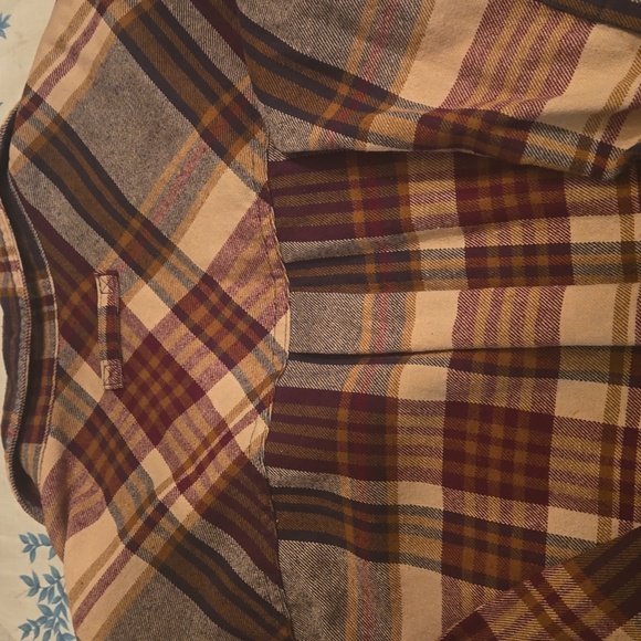 LEGENDARY WHITETAILS BUCK CAMP Shirt Mens MED Flannel Button Up Shirt - Picture 6 of 8